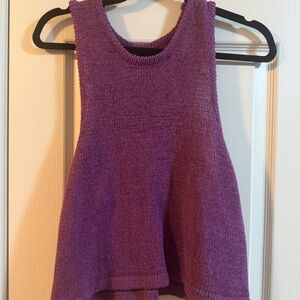 Lulu's Violet Knit Tank Top